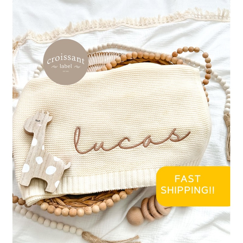 Personalized Baby Blanket, Custom Embroidered Baby Blanket gift, Newborn Personalized Newborn gift, Newborn Girl Baby Gift, baby shower Gift